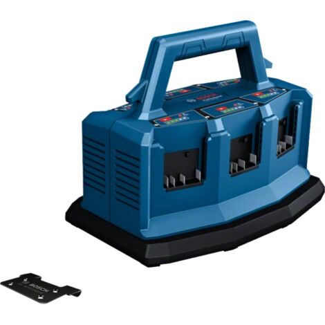 Bosch Professional Sistema a 18V con caricatore multi-bay GAL 18V6-80 con corrente di carica di 8A