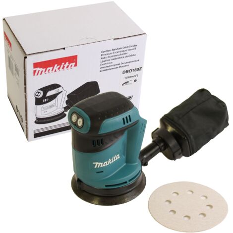 Levigatrice rotorbitale a batteria Makita 18V DBO180Z senza batteria senza caricabatterie in scatola
