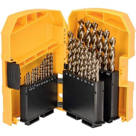 DeWalt trapano a colonna in metallo EXTREME DEWALT® HSS-Co Set di 29 pezzi DT4957-QZ (1/10)