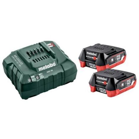 Set base Metabo 12V 2 x LiHD 4,0 Ah (685301000)