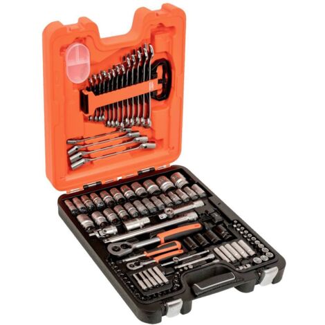 Bahco Kit di chiavi a bussola 1/2, 1/4 106 parti S106