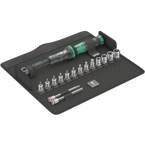 Set di chiavi dinamometriche Wera Set di chiavi dinamometriche 1 16 pezzi 2,5 - 25 Nm 1/4