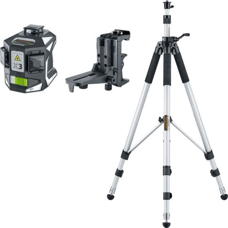 Laserliner laser a linee incrociate X3-Laser Pro Set 1 laser verde + treppiede + accessori