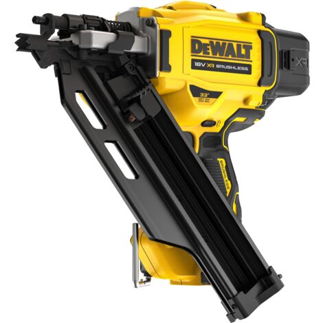 DeWalt DCN950N-XJ - Chiodatrice de Strutture senza spazzole XR 18V, 33 gradi, sequenziale/veloce, senza batteria/caricabatteria