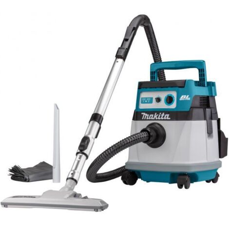 Aspiratore a batteria Makita DVC155LZX2 2x18V, 15 l, umido/asciutto, Classe L Solo