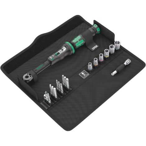 Set di chiavi dinamometriche Wera Click-Torque A 6 Set 1 da 20 pezzi 2,5 - 25 Nm 1/4 "