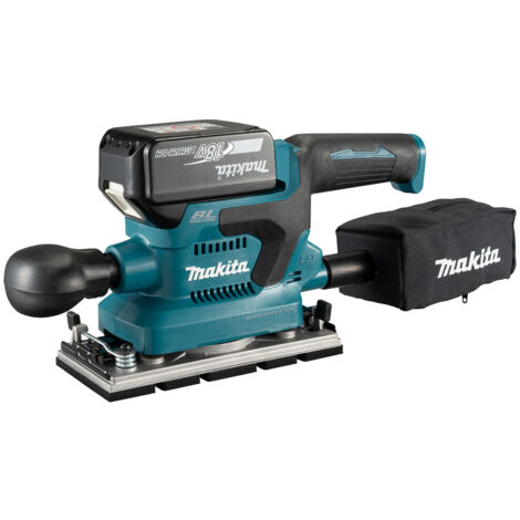 Makita Utensili - Levigatrice orbitale a batteria 18V, senza batteria e caricabatterie DBO382Z