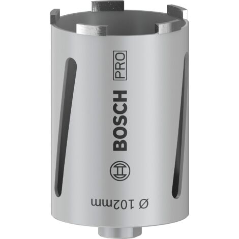 Bosch diamantato a secco G 1/2" 102 mm, 150 mm, 5 segmenti, 7 mm (1/5)