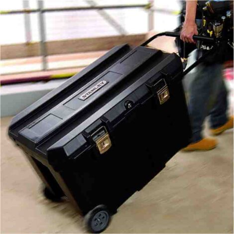 Stanley Accessori - Valigia porta utensili, con lucchetto incorporato e rotelle 1-93-278