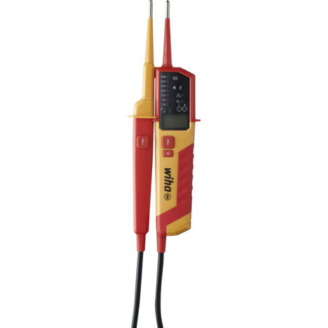 Wiha Tester di tensione e continuità 0,5 – 1.000 V AC, CAT IV incl. 2 pile AAA (45217)
