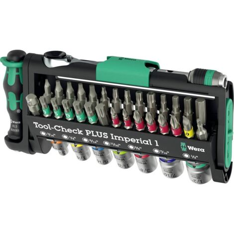 Wera Tool-Check PLUS Imperial 1 05049060001 Inserto Torq 39 parti