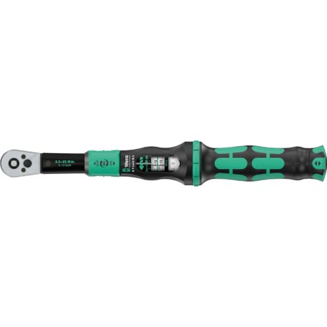 Chiave dinamometrica Wera Click-Torque Lock A 5 R/L, 1/4" x 2,5-25 Nm