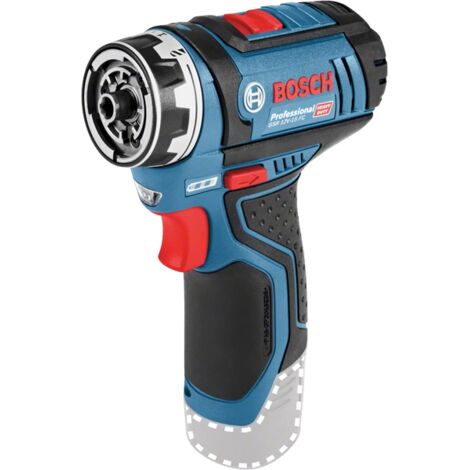 Bosch Professional Gsr 12V-15 Fc 12 Flexiclick System V System Trapano-Avvitatore a Batteria, Batteria e Caricabatteria Non Incluse, in Scatola di Cartone