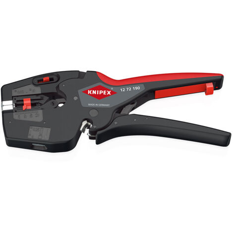 KNIPEX 12 72 190 NexStrip® Utensile multifunzione per elettricista rivestiti in resina sintetica antiscivolo 190 mm