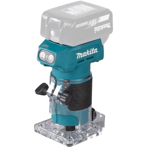 Pantografo per bordi a batteria Makita DRT52Z, 18V senza batteria e caricabatterie nella confezione