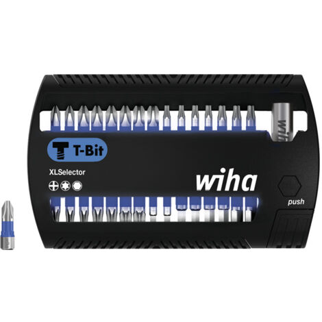Wiha Set di inserti XLSelector inserto T 25 mm Phillips, TORX®, esagonale 31 pz. 1/4" C6,3 (41830) (1/3)