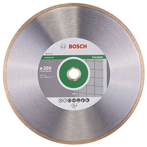 Disco diamantato standard per ceramica, 350 x 30 + 25,40 x 2 x 7 mm
