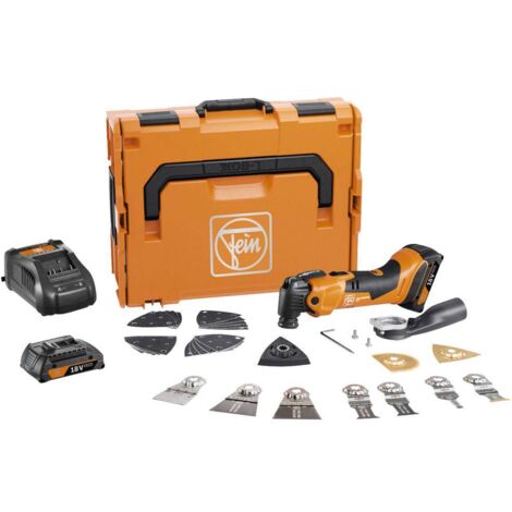 Fein a batteria MULTIMASTER AMM 500 Plus Top 2,0 Ah AS, 2x4,0 Ah + accessori in L-BOXX (1/5)