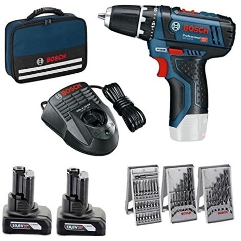 BOSCH GSR 12 V CONFEZIONE DA 15 + 2 X 4,0 AH IN BORSA, 1, 0615990HV1 (1/3)