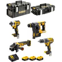 Batteria combinata DeWalt (4 pezzi), 18 volt, DCD 796, DCH 273, DCF 887, DCG 405 - DCK422P3