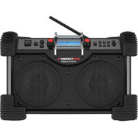 Radio da cantiere PerfectPro ROCKHART con batteria integrata + caricabatterie