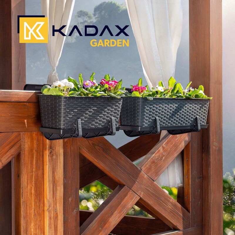 KADAX Bloemensteun, van staal, kunststof gecoat, plantenstok, voor het