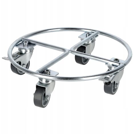 Casaflora Alu Rollbrett Rund 40x40cm - Ultrastark Bis 300kg Für Pflanzen & Möbel