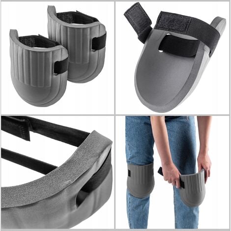 KADAX Knieschoner, Knieschützer für Garten, Gartengelenkpolster, Grau