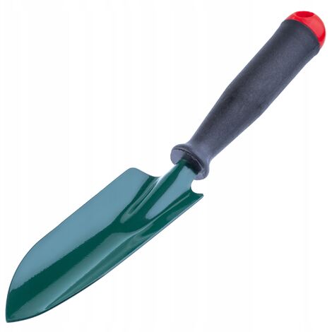 KADAX schmale Blumenkelle, Gartenschaufel aus Metall, aus Kunststoff, Grün