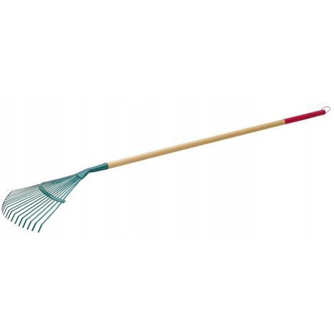 Rastrello Kadax Per Donne – Ventilatore In Plastica Con Manico In Legno, Larghezza 45 Cm, Lunghezza Totale 151 Cm, Leggero E Comodo - 4