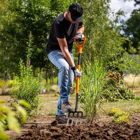Barebones Klappbare Spatengabel – Stahlgabel Mit Twist-Lock Für Garten & Farm