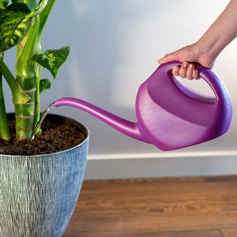 KADAX Gießkanne, 2 Liter, kleine Gartengießkanne aus Kunststoff