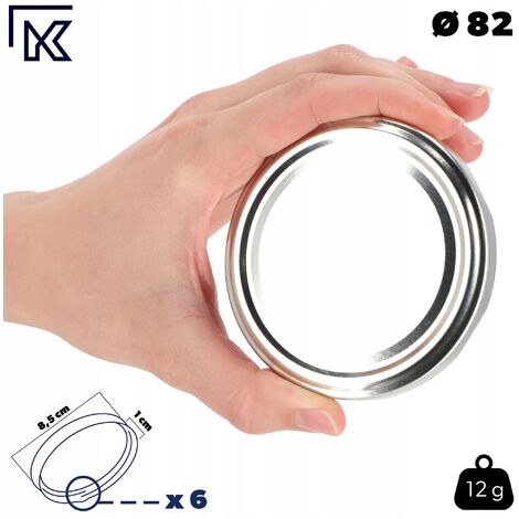 DECORNIJIA 50 Stück Alu-Schraubdeckel - Luftdicht Für Glasflaschen & Einmachgläser