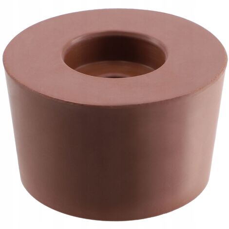 KADAX Gummistopfen, Korken mit Loch für Gärröchrchen, 5,5 cm (1/5)