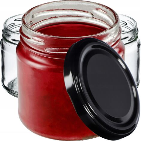 KADAX Kleine Einmachgläser 200 ml, Marmeladengläser, fi66 mm, Minigläser für Honig und Gewürze, Luft (1/5)