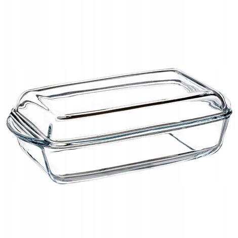 KADAX Auflaufform aus hitzebeständigem Glas, feuerfestes Gefäß, 3.95L (1/5)