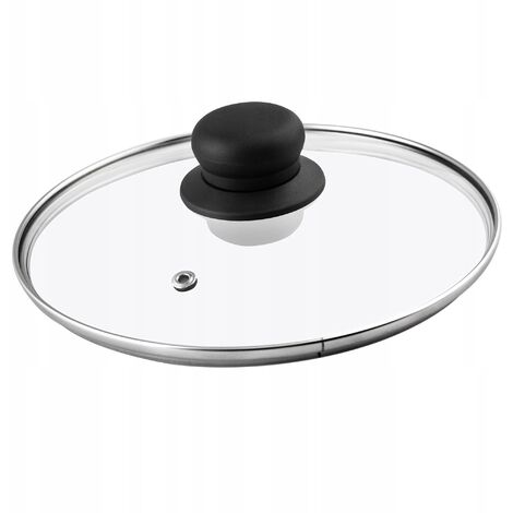 Universal-Glasdeckel Mit Silikonrand – Hitzebeständig & Klar Für Alle Topfgrößen