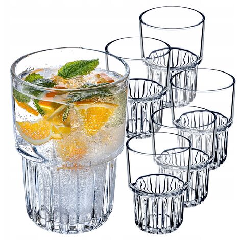KADAX Longdrinkgläser, Cocktailgläser, Getränkegläser, Set 6x320 ml (1/5)
