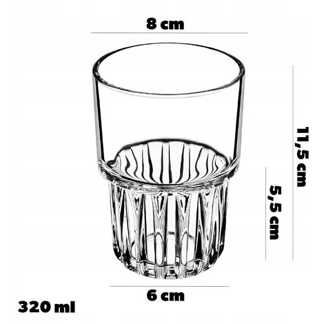 KADAX Cocktailgläser 460 Ml – 6er-Set Mit Robustem Glas & Spülmaschinenfester Tulpenform