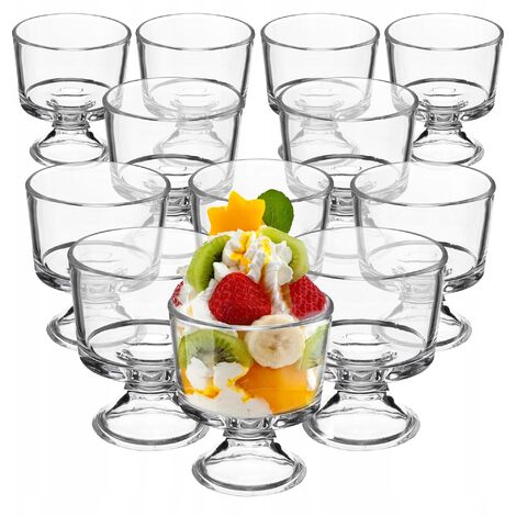 KADAX Ice Cream Glasses, 280 Ml Dessert Bowl Made Of Glass, 10.6 X