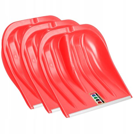 KADAX Schneespaten, 49 Cm Breit, Schneeschaufel Ohne Stiel Schneeschieber Schneeraumer Kunststoff 82480983