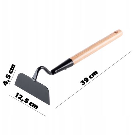 ROMISBABA Gartenhacke Mit Holzstiel - Robuste Spitzhacke Für Bodenlockerung & Umpflanzen