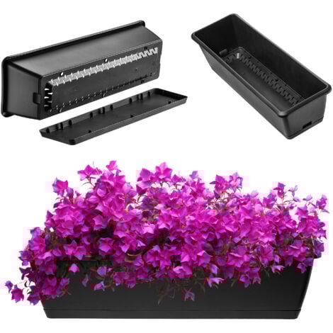 KADAX Blumenkasten, 60 cm, Anthrazit