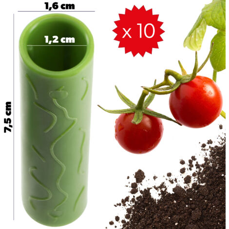 Produktbild von 10x PE-Schlauchtülle – Gerader Steckverbinder 9-9mm, Kunststoff-Reparaturstück Für Pumpen- & Silikonschläuche – Vielseitig & Langlebig
