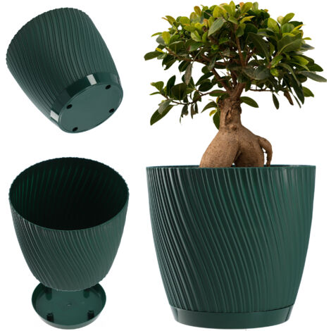 Artevasi Blumentopf-Untersetzer Rund, 65 Cm – Kunststoff, Farbig, Wasserabweisend
