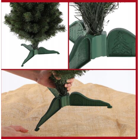 KADAX Knstlicher Weihnachtsbaum 80cm, klein Tannenbaum mit 105 Zweige, 80cm