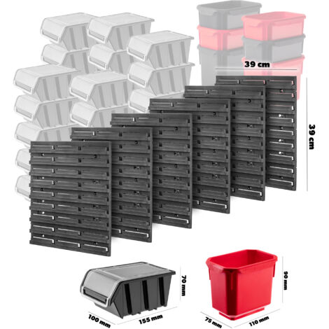 Robuste Kunststoffpalette 50x40x12cm - Lagerpalette Aus PE Für Industrie & Garage