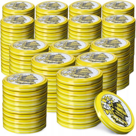 Einmachgläser 900ml Mit Deckel - 48 Stück Twist-Off Gläser Blau Kariert