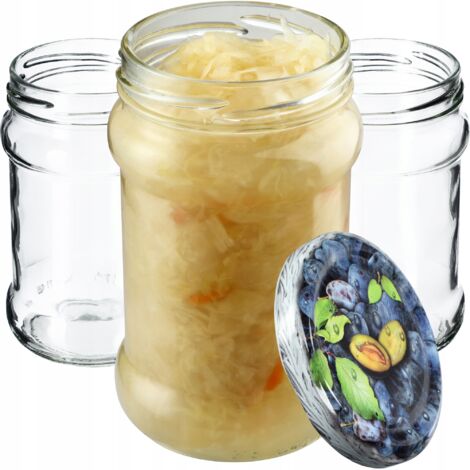 KADAX kleine Einmachgläser 315 ml, fi66, Gläser für Honig, Marmeladengläser mit Deckel, Luftdichte G (1/5)