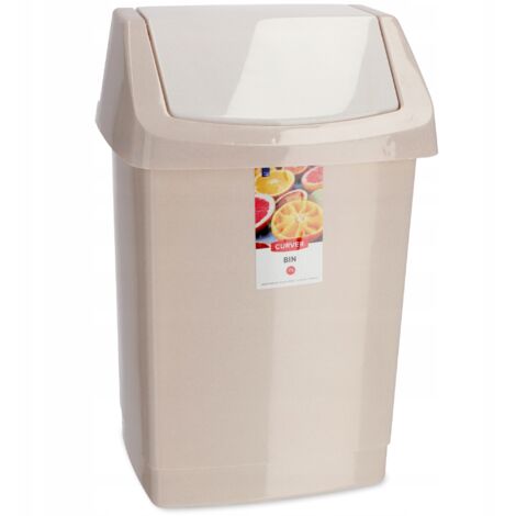 Curver Click-IT 25L Abfallbehälter, beige (1/5)